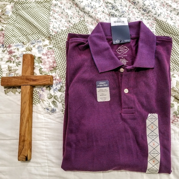 St. John's Bay Other - NWT St. John's Bay Mens Purple Polo Size M